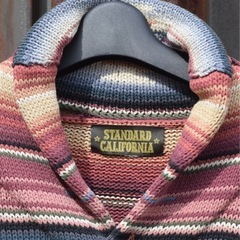 STANDARD CALIFORNIA ストライプカーディガンの画像