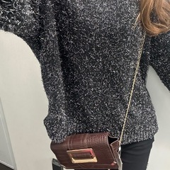 タグ付き未使用美品✨✨ブラウンのショルダーバックの画像