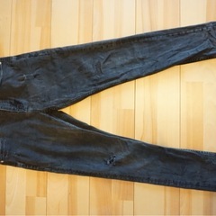 ZARA ダークグレー スキニージーンズ EUR38の画像