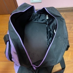【使用頻度少】REPIPI ボストンバッグ 黒・紫　大型　レピピアルマニオの画像