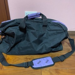 【使用頻度少】REPIPI ボストンバッグ 黒・紫　大型　レピピアルマニオの画像