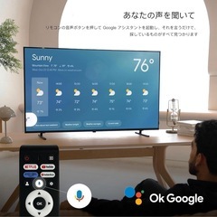 チューナーレス テレビ 43インチの画像