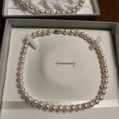 お値段交渉可！良質！本真珠 あこや真珠 シャンパンゴールド真珠 ネックレス イヤリングピアス等数点38,000円～の画像