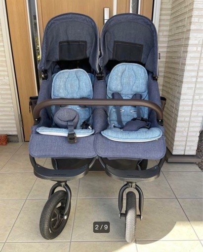 エアバギーココダブルフロムバース 双子用ベビーカー