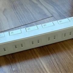 延長コード6個一気に充電可能🙆‍♀️✨