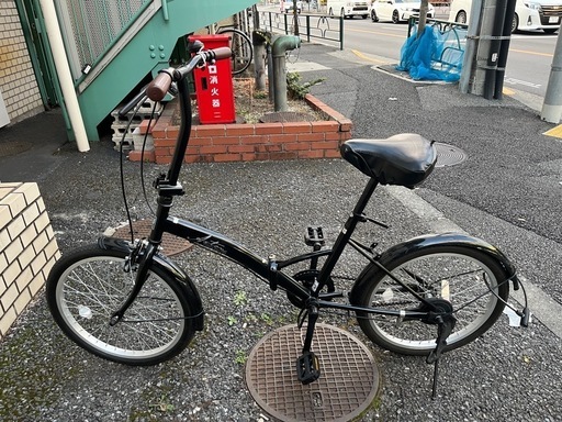 超美品です✨折りたたみ自転車20インチ黒色