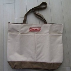 |コールマン|水に強いビッグトートバッグファスナー仕様撥水加工済みの画像