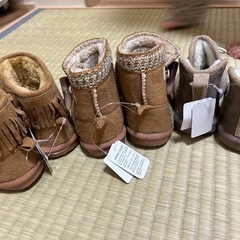 最終お値下げ🌼新品🌼15センチ 16センチムートンブーツの画像