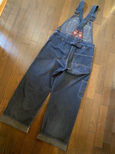 レア日本製EDWIN505オーバーオールインワンサロペットワークペインターパンツLL検索 Carhartt リバティ KEY デニム