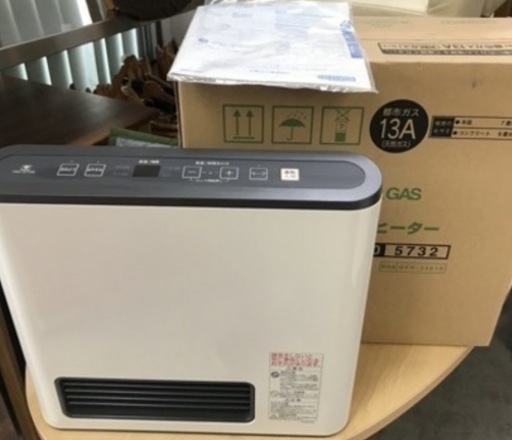 都市ガス　ガスファンヒーター