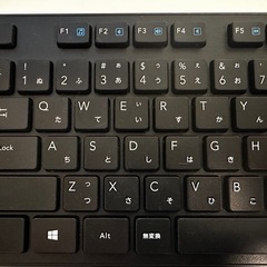 エレコム ワイヤレスキーボード　TK-FDM110TXBKの画像