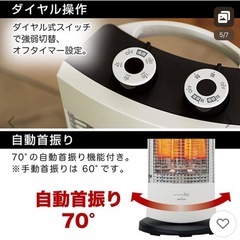3月23日まで《最終お値下げ中》速暖！！アピックス　ダブルカーボンヒーターの画像