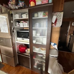 【値下げ】食器棚　　2/26迄に引き取り　の画像