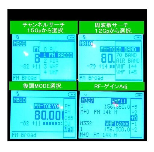 【メール便送料無料対応可】 新品）広帯域受信機UV-5R Plus航空無線、船舶無線、鉄道無線 受信機