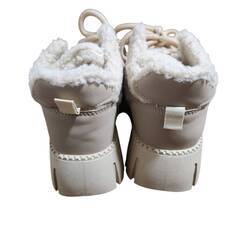 【新品】女性用冬用暖かいフリース裏地アンクルブーツ24㎝の画像