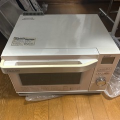 ジャンク品　SHARP ヘルシオ 電子レンジ　AX-CX2-P ピンクの画像