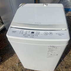 洗濯機　5.0kg アクア　2022年