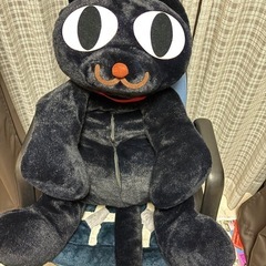 【巨大】黒猫そいねこみーちゃん大きめぬいぐるみ
