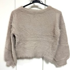 【archives アルーシヴ】フワフワ素材 ベージュ クロップ...