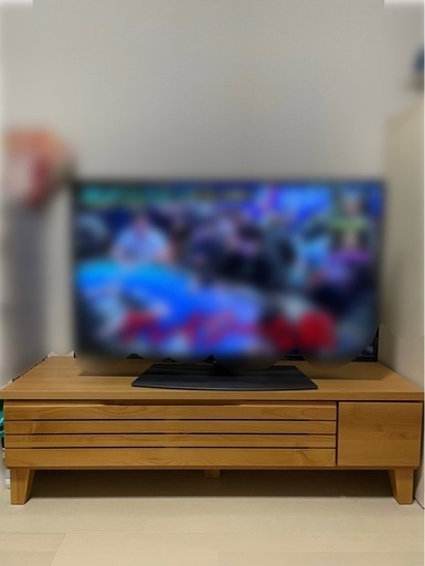 収納スペース付きテレビ台