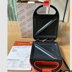 ミッキー　ミニー　ホットサンドメーカー ホワイト　レッド　ディズニーの画像