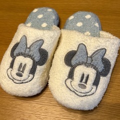 【新品未使用】ディズニー ミッキー ミニー ルームシューズ スリッパ セットの画像