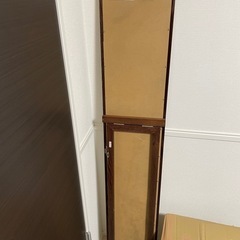 【無料】スタンドミラー　木目
の画像