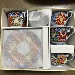 伊万里焼　コーヒーカップ　ソーサー　セット　5客