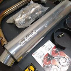 【希少】アサヒナレーシング タイプSS　　GSX1100／750Sカタナ用　サイレンサー以外未使用品の画像