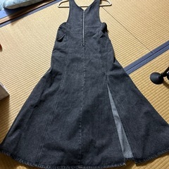 ワンピース オーバーオール ロングスカート