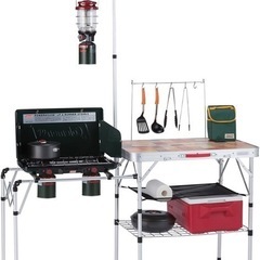 【早い者勝ち！新品未開封】★コールマン(Coleman) テーブル オールインワンキッチンテーブル 2000031294の画像