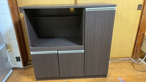 キッチン収納　家電収納棚