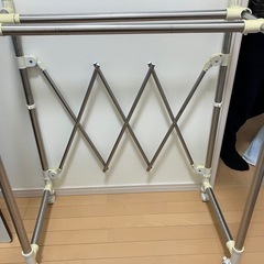 洗濯物干し 折りたたみ 中古の画像