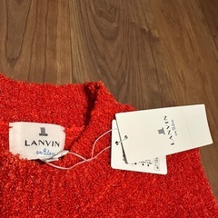 新品✨LANVIN ループヤーンノースリーブニットの画像