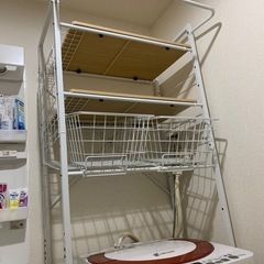値下げしました　美品✨　ランドリーラックの画像