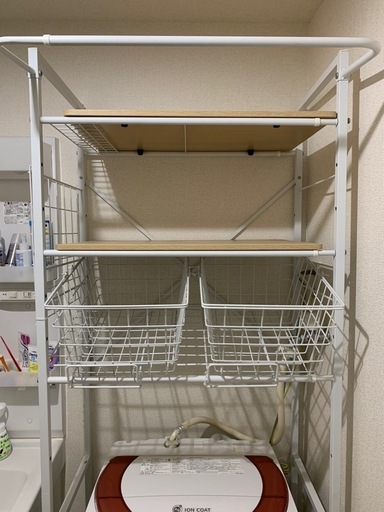 値下げしました　美品✨　ランドリーラック