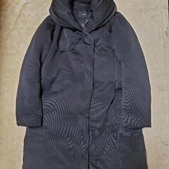 ショールカラーダウンコート　fonce 黒　Lサイズ　40　フォンセ　レディースの画像