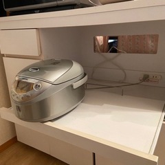 キッチンカウンター　キッチン収納　キャビネット　レンジ台 の画像