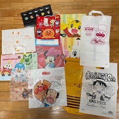 ワンピース　アンパンマン　ポケモン　ショップ袋　手提げ袋　紙袋