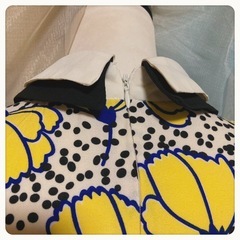 ꒰ZAYA BASIC꒱昭和レトロ風 長袖ミニワンピース 夢可愛いの画像