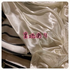 ꒰Rag Out꒱長袖 膝丈 ボーダー ワンピース 白黒 大人可愛いの画像