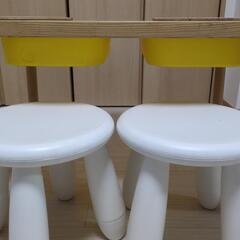 IKEA　フリサット　トロファスト　引き出し×2　キッズチェア×2　セットの画像