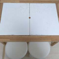 IKEA　フリサット　トロファスト　引き出し×2　キッズチェア×2　セットの画像
