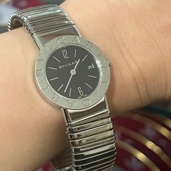 ブルガリ BVLGARI トゥボガス 腕時計 デイト ブラック ...