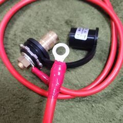 エブリイ DA17 バッテリーターミナル移設の画像