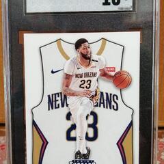 LeBron フィギュアとDavisのカードセットの画像