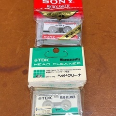 マイクロカセットテープ　未使用品
