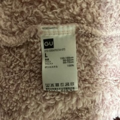 GUフリースウサ耳＆ハニーズフリースの画像
