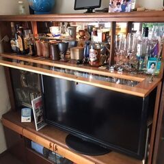 クワヤ　テレビボード飾り棚の画像