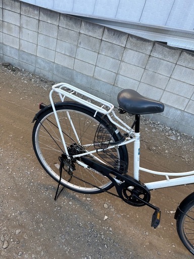 21 technology CL266クロスバイク 荷台サドルバッグ付き クロスバイク